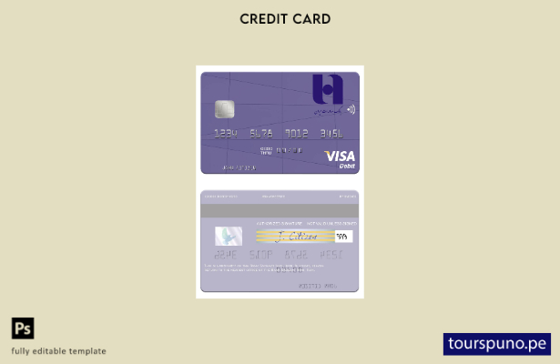 listo para imprimir plantilla de tarjeta de débito visa Irán Bank Saderat Irán
